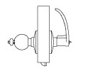 4700 Series lockset with Inside Lever