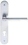 Linear brass lever on long plate