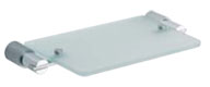 Glass Shelf 250mm x 125mm x 8mm Frosted