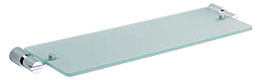 Glass Shelf 500mm x 125mm x 8mm Frosted