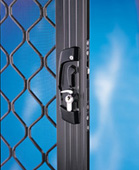 SD7 Sliding Security Door<br>Deadlock in Black